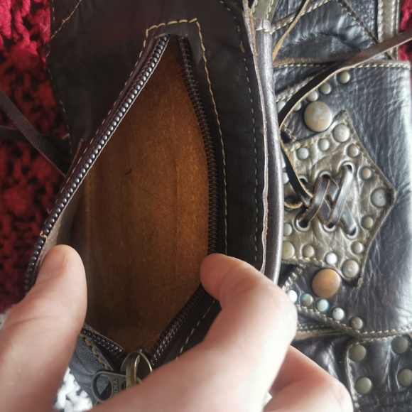 Leather boho utility belt - Picture 8 of 11